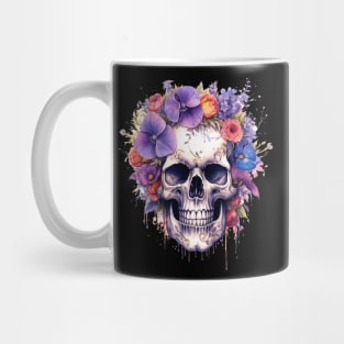 ornate skull Mug